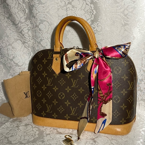 ✅BUNDLE  LOUIS  VUITTON ✅ Authentic Alma PM Bag with LV Lock & Key & LV … - Picture 1 of 17